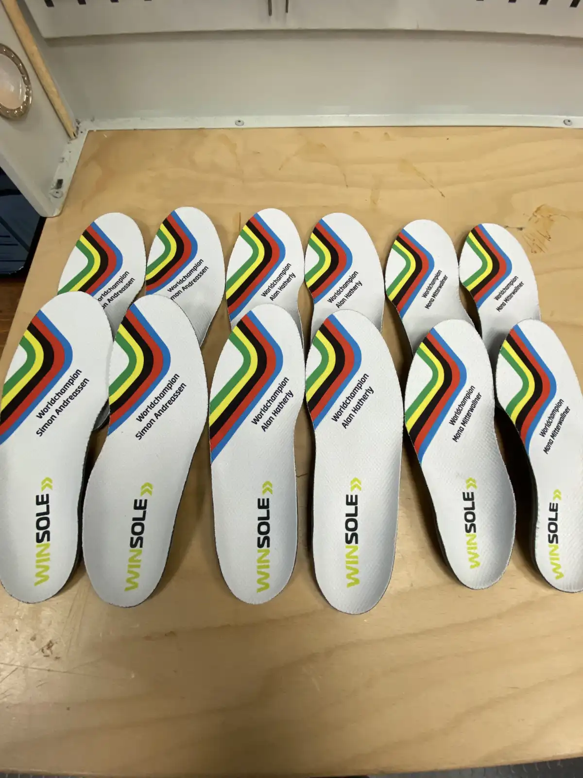 Winsole world champion insoles for Alan Hatherly, Mona Mitterwallner and Simon Andreassen